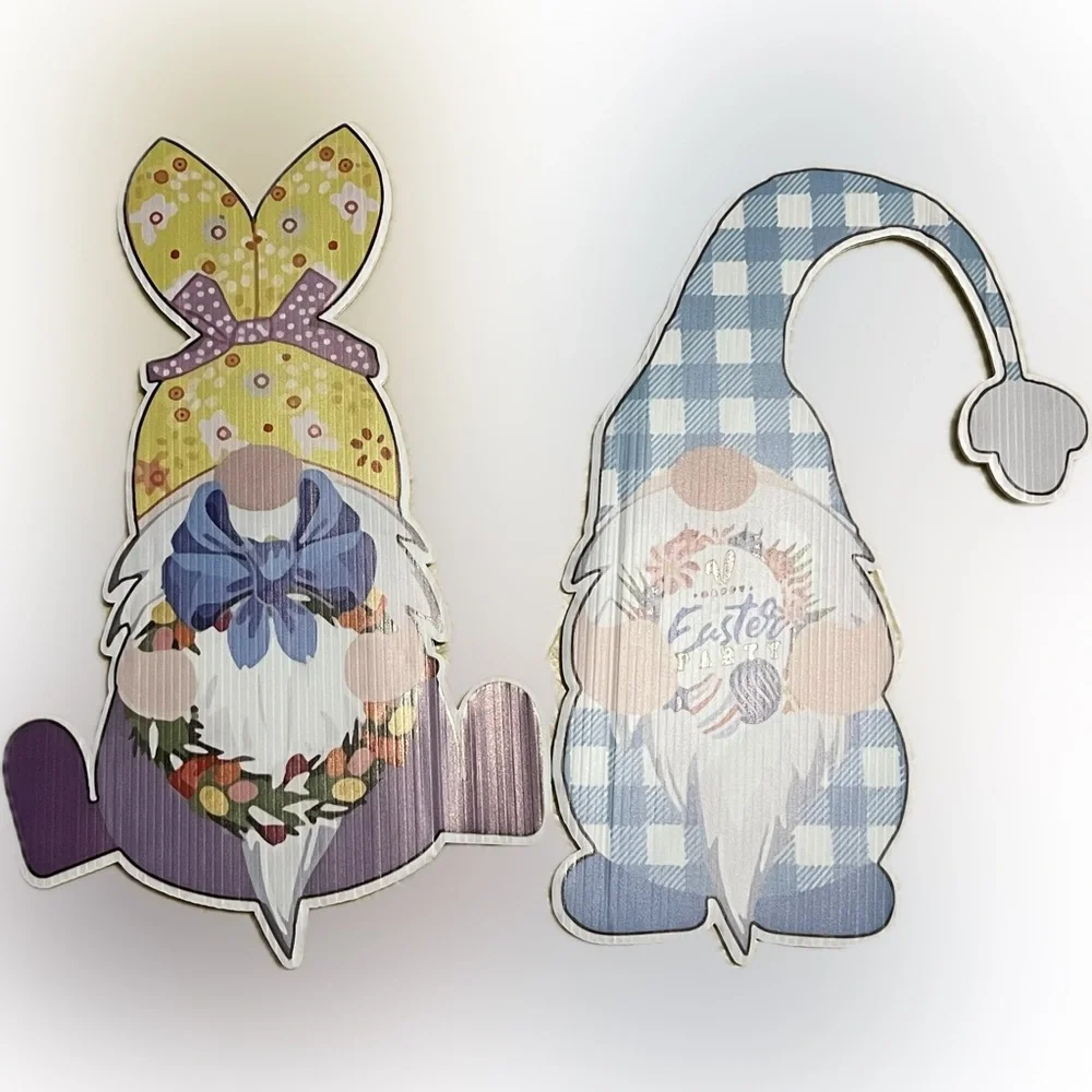 Easter Gnomes Decorations Weatherproof Outdoor Spring Home Garden Party Decor